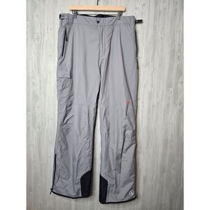 Aigle Actimum Men’s XXL Gray Snow Ski Pants Waterproof Nylon Cargo Outdoor